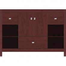 Strasser Woodenwork 50.445 - 48 X 21 X 34.5 Alki Cafe Vanity Slab Dk Cherry Sb