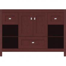 Strasser Woodenwork 50.377 - 48 X 18.5 X 34.5 Alki Cafe Vanity Shaker Dk Cherry Sb