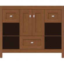 Strasser Woodenwork 50.388 - 42 X 18.5 X 34.5 Alki Cafe Vanity Shaker Cinn Cherry Sb