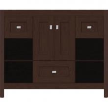 Strasser Woodenwork 50.389 - 42 X 18.5 X 34.5 Alki Cafe Vanity Shaker Choc Cherry Sb