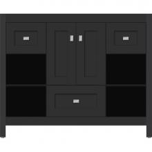 Strasser Woodenwork 50.508 - 42 X 21 X 34.5 Alki Cafe Vanity Shaker Sat Black Sb