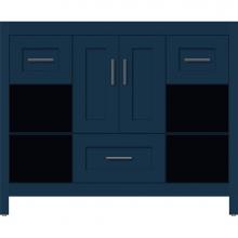 Strasser Woodenwork 58-228 - 42 X 18.5 X 34.5 Alki Cafe Vanity Shaker Lapis Night Sb