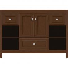 Strasser Woodenwork 55.416 - 48 X 18.5 X 34.5 Alki Cafe Vanity Deco Miter Pecan Cherry Sb