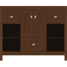 Strasser Woodenwork 55.417 - 42 X 21 X 34.5 Alki Cafe Vanity Deco Miter Pecan Cherry Sb