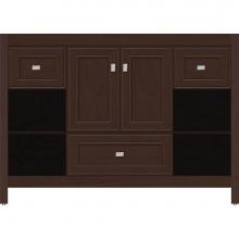 Strasser Woodenwork 55.296 - 48 X 21 X 34.5 Alki Cafe Vanity Deco Miter Choc Cherry Sb