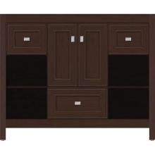 Strasser Woodenwork 55.311 - 42 X 18.5 X 34.5 Alki Cafe Vanity Deco Miter Choc Cherry Sb