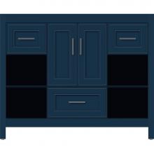 Strasser Woodenwork 58-238 - 42 X 18.5 X 34.5 Alki Cafe Vanity Deco Miter Lapis Night Sb