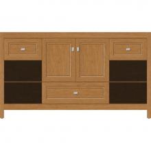 Strasser Woodenwork 55.575 - 60 X 21 X 34.5 Alki Cafe Vanity Ogee Miter Nat Cherry Sb