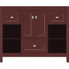 Strasser Woodenwork 55.561 - 42 X 18.5 X 34.5 Alki Cafe Vanity Ogee Miter Dk Cherry Sb