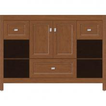 Strasser Woodenwork 55.552 - 48 X 18.5 X 34.5 Alki Cafe Vanity Ogee Miter Cinn Cherry Sb