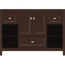 Strasser Woodenwork 55.548 - 48 X 21 X 34.5 Alki Cafe Vanity Ogee Miter Choc Cherry Sb