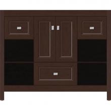 Strasser Woodenwork 55.558 - 42 X 21 X 34.5 Alki Cafe Vanity Ogee Miter Choc Cherry Sb