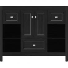 Strasser Woodenwork 55.669 - 42 X 21 X 34.5 Alki Cafe Vanity Ogee Miter Midnight Oak Sb