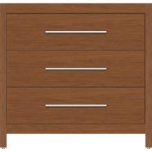 Strasser Woodenwork 50.810 - 36 X 18.5 X 34.5 Belltown Vanity Slab Cinn Cherry 3 Drw