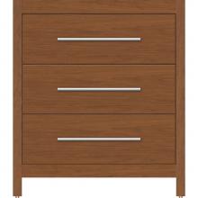 Strasser Woodenwork 50.830 - 30 X 18.5 X 34.5 Belltown Vanity Slab Cinn Cherry 3 Drw