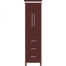 Strasser Woodenwork 50.840 - 19.5 X 21 X 70 Belltown Linen Shaker Dk Cherry