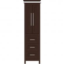 Strasser Woodenwork 50.841 - 19.5 X 21 X 70 Belltown Linen Shaker Choc Cherry