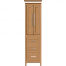 Strasser Woodenwork 50.853 - 19.5 X 18.5 X 70 Belltown Linen Shaker Nat Oak