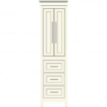 Strasser Woodenwork 55.795 - 19.5 X 18.5 X 70 Belltown Linen Deco Miter Sat Biscuit