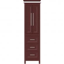 Strasser Woodenwork 55.979 - 19.5 X 21 X 70 Belltown Linen Ogee Miter Dk Cherry