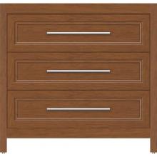 Strasser Woodenwork 55.939 - 36 X 21 X 34.5 Belltown Vanity Ogee Miter Cinn Cherry 3 Drw