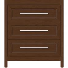 Strasser Woodenwork 56.019 - 30 X 21 X 34.5 Belltown Vanity Ogee Miter Pecan Cherry 3 Drw