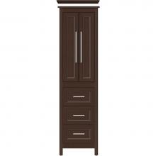 Strasser Woodenwork 56.030 - 19.5 X 18.5 X 70 Belltown Linen Ogee Miter Choc Oak