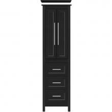 Strasser Woodenwork 56.038 - 19.5 X 18.5 X 70 Belltown Linen Ogee Miter Midnight Oak