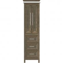 Strasser Woodenwork 51-320 - 19.5 X 21 X 70 Belltown Linen Ogee Miter Dusky Oak