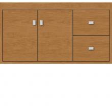 Strasser Woodenwork 20.560 - 36 X 18.5 X 19.75 Sodo Inset Wall Mount Vanity Slab Nat Cherry Rh