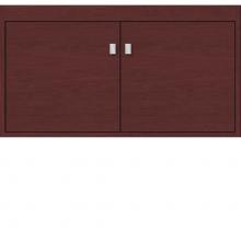 Strasser Woodenwork 20.582 - 36 X 18.5 X 19.75 Sodo Inset Wall Mount Vanity Slab Dk Cherry Std