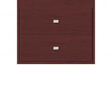 Strasser Woodenwork 20.492 - 24 X 21 X 19.75 Sodo Inset Wall Mount Drw Bank Slab Dk Cherry