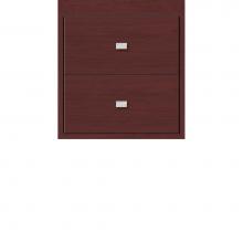 Strasser Woodenwork 20.642 - 18 X 18.5 X 19.75 Sodo Inset Wall Mount Drw Bank Slab Dk Cherry