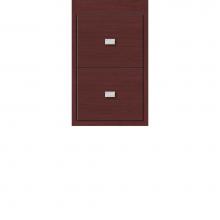 Strasser Woodenwork 20.512 - 12 X 21 X 19.75 Sodo Inset Wall Mount Drw Bank Slab Dk Cherry