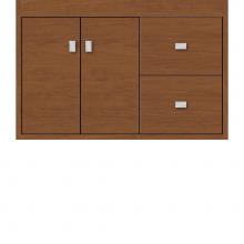 Strasser Woodenwork 20.451 - 30 X 21 X 19.75 Sodo Inset Wall Mount Vanity Slab Cinn Cherry Rh