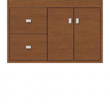 Strasser Woodenwork 20.461 - 30 X 21 X 19.75 Sodo Inset Wall Mount Vanity Slab Cinn Cherry Lh