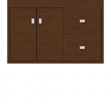 Strasser Woodenwork 20.975 - 30 X 21 X 19.75 Sodo Inset Wall Mount Vanity Slab Pecan Cherry Rh