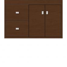 Strasser Woodenwork 20.990 - 30 X 18.5 X 19.75 Sodo Inset Wall Mount Vanity Slab Pecan Cherry Lh