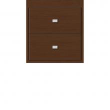 Strasser Woodenwork 20.994 - 18 X 18.5 X 19.75 Sodo Inset Wall Mount Drw Bank Slab Pecan Cherry