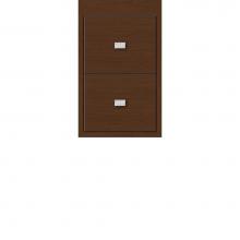 Strasser Woodenwork 20.981 - 12 X 21 X 19.75 Sodo Inset Wall Mount Drw Bank Slab Pecan Cherry