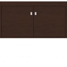 Strasser Woodenwork 20.583 - 36 X 18.5 X 19.75 Sodo Inset Wall Mount Vanity Slab Choc Cherry Std