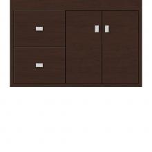 Strasser Woodenwork 20.463 - 30 X 21 X 19.75 Sodo Inset Wall Mount Vanity Slab Choc Cherry Lh