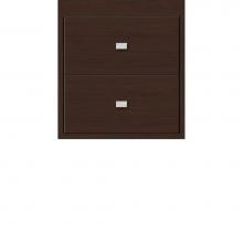 Strasser Woodenwork 20.503 - 18 X 21 X 19.75 Sodo Inset Wall Mount Drw Bank Slab Choc Cherry