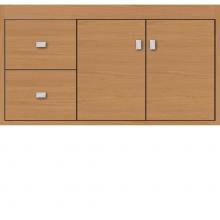 Strasser Woodenwork 20.575 - 36 X 18.5 X 19.75 Sodo Inset Wall Mount Vanity Slab Nat Oak Lh