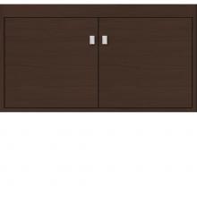 Strasser Woodenwork 21.475 - 36 X 18.5 X 19.75 Sodo Inset Wall Mount Vanity Slab Choc Oak Std