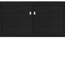 Strasser Woodenwork 21.670 - 36 X 21 X 19.75 Sodo Inset Wall Mount Vanity Slab Midnight Oak Std