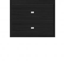 Strasser Woodenwork 21.689 - 24 X 18.5 X 19.75 Sodo Inset Wall Mount Drw Bank Slab Midnight Oak