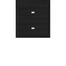 Strasser Woodenwork 21.676 - 18 X 21 X 19.75 Sodo Inset Wall Mount Drw Bank Slab Midnight Oak