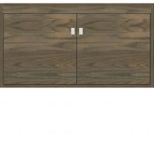 Strasser Woodenwork 55-169 - 36 X 18.5 X 19.75 Sodo Inset Wall Mount Vanity Slab Dusky Oak Std