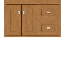 Strasser Woodenwork 20.170 - 30 X 21 X 19.75 Sodo Inset Wall Mount Vanity Shaker Nat Cherry Rh